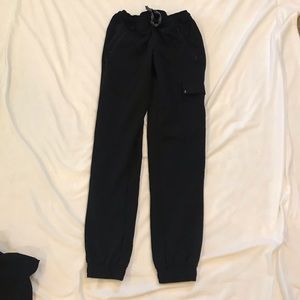 Jaanuu black joggers, XXS
